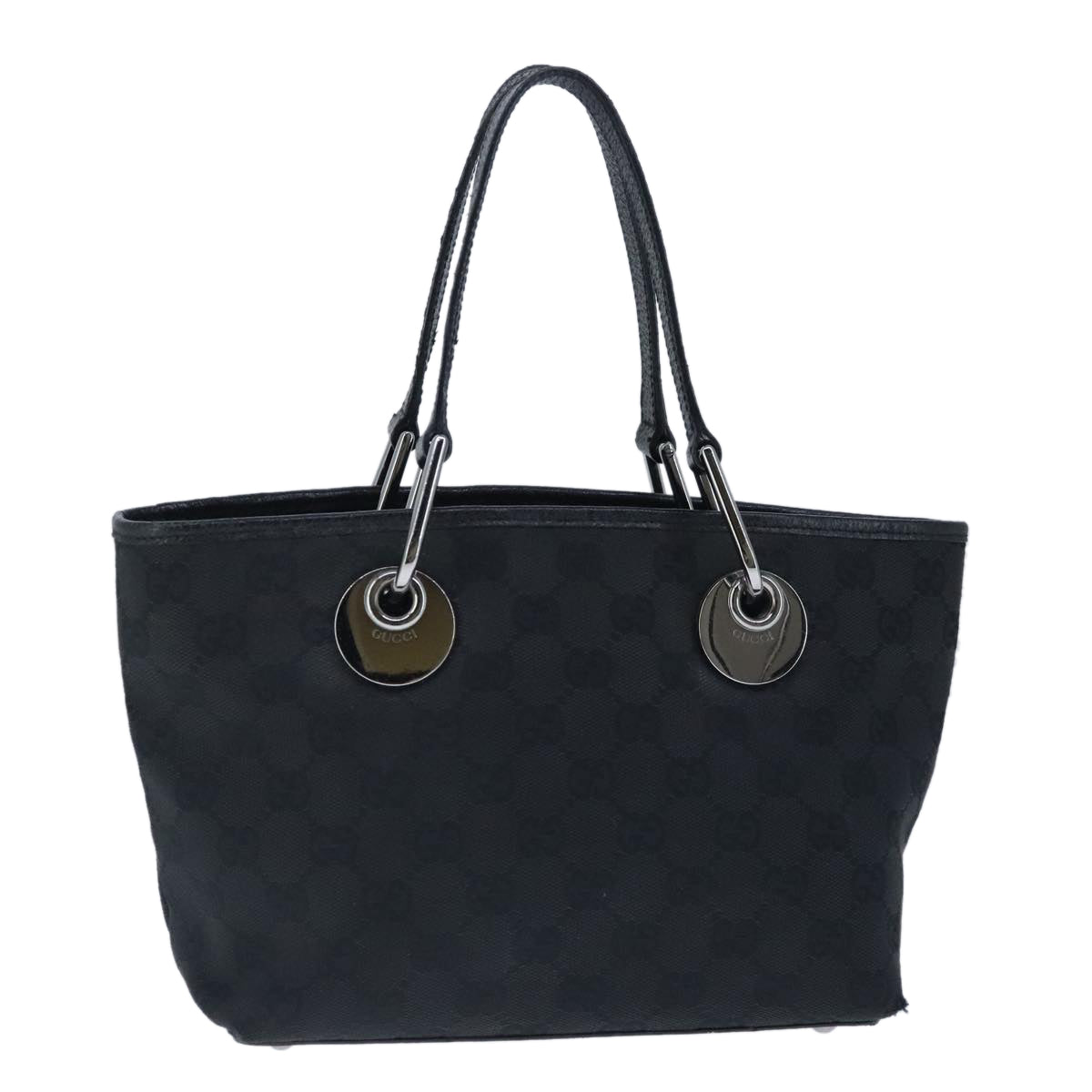 Gucci Black Canvas Tote Bag ()