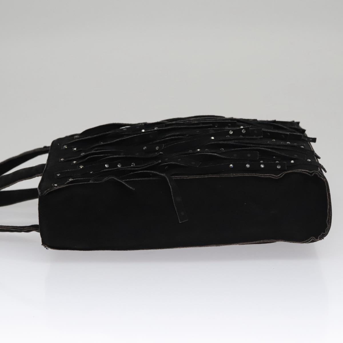 Chanel Black Suede Tote Bag ()