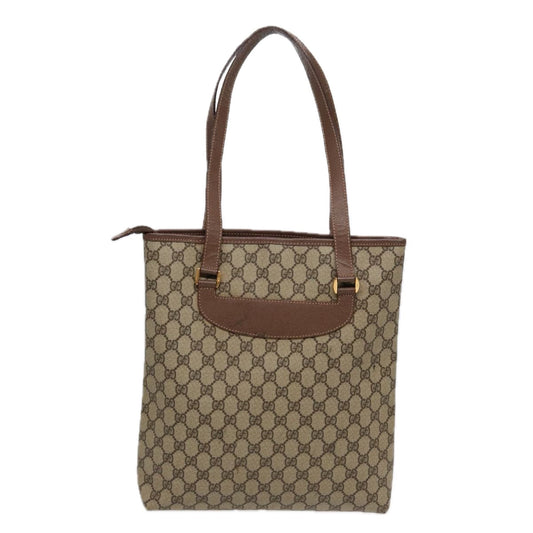 Gucci Gg Canvas Brown Canvas Tote Bag ()