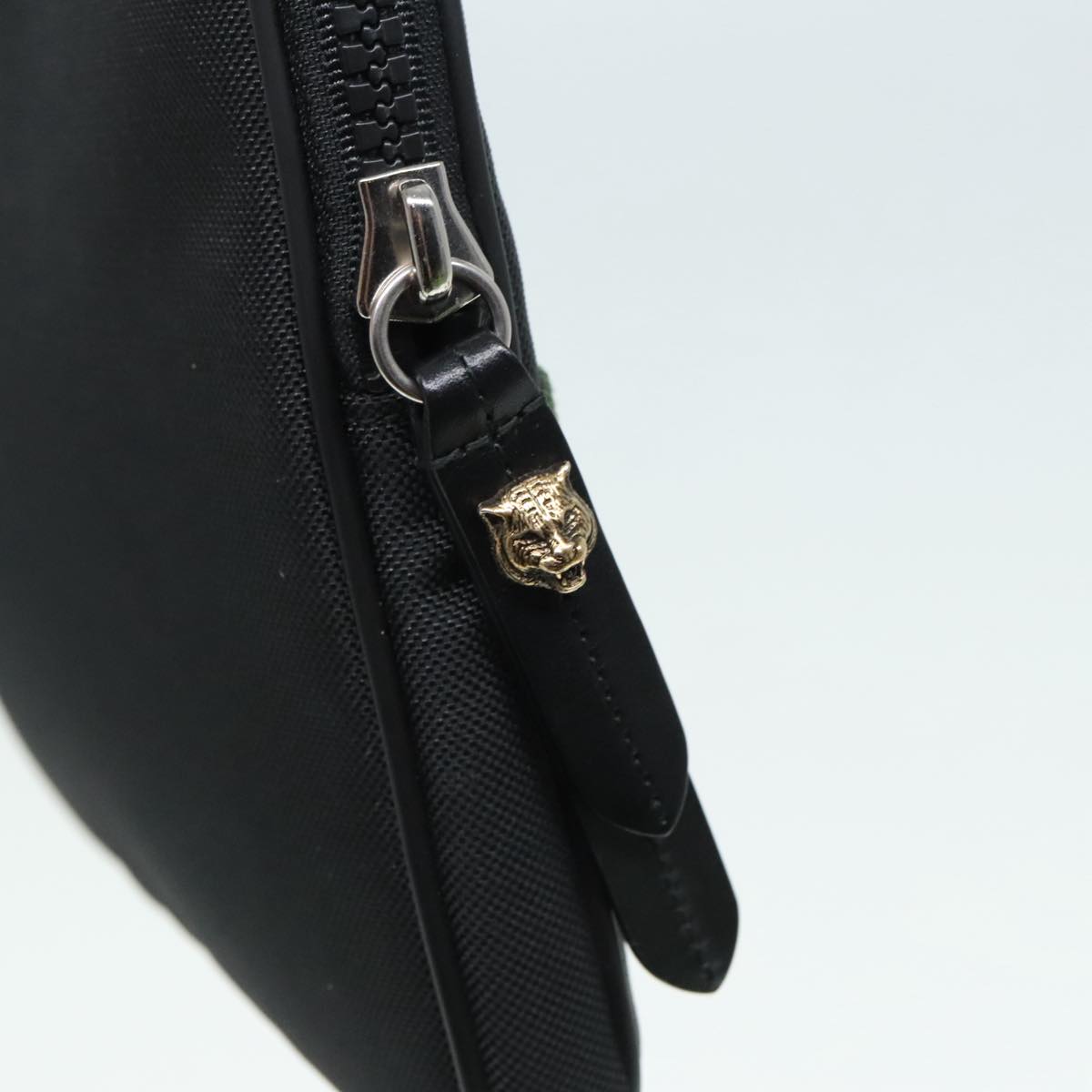 Gucci Clutch Bag Black Canvas Clutch Bag ()