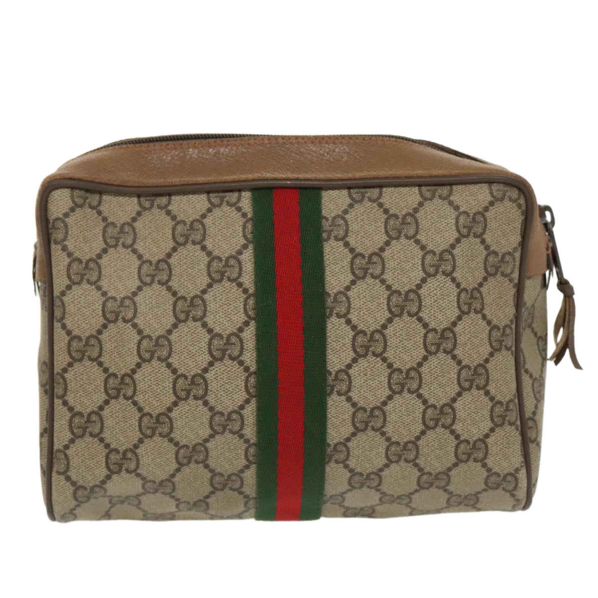 Gucci Beige Canvas Clutch Bag ()