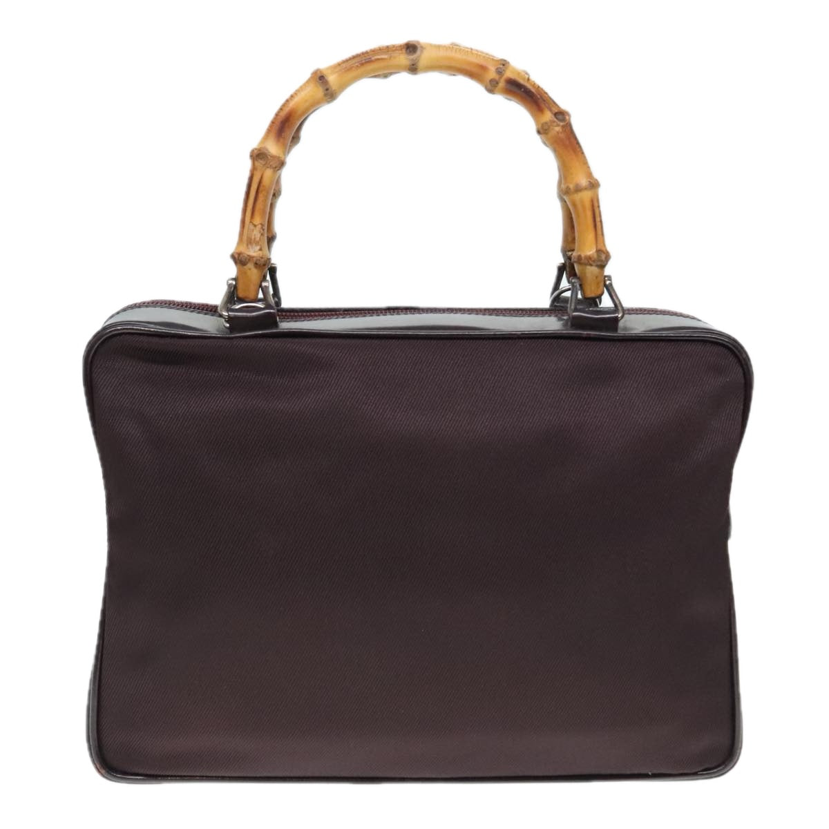 Gucci Bamboo Brown Synthetic Handbag ()