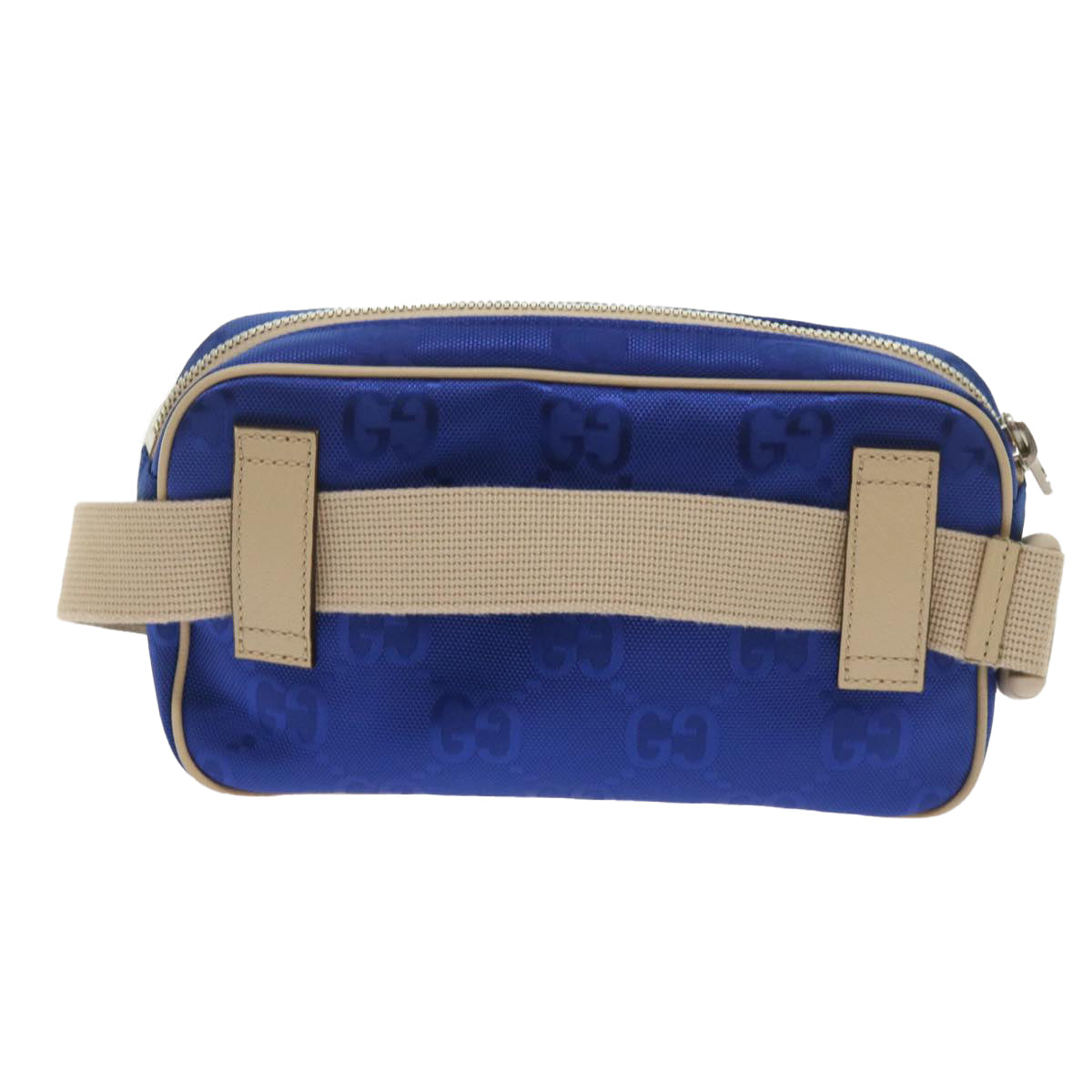 Gucci Gg Canvas Blue Canvas Shoulder Bag ()