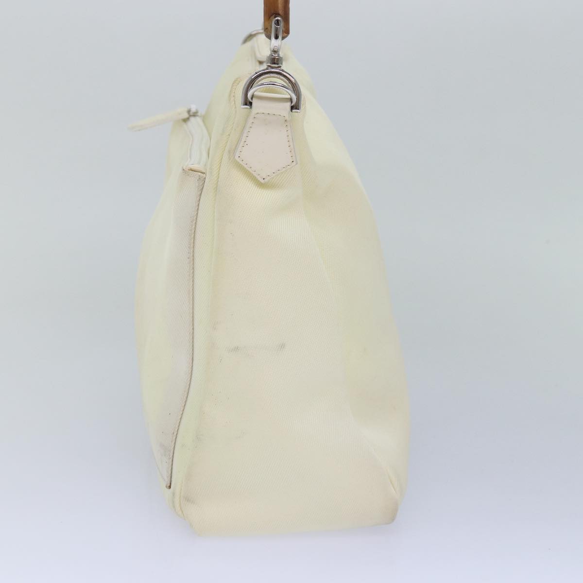 Gucci Bamboo White Synthetic Shoulder Bag ()