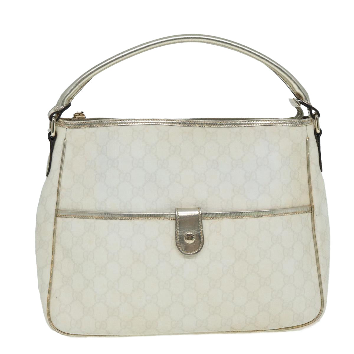 Gucci Gg Canvas White Canvas Handbag ()