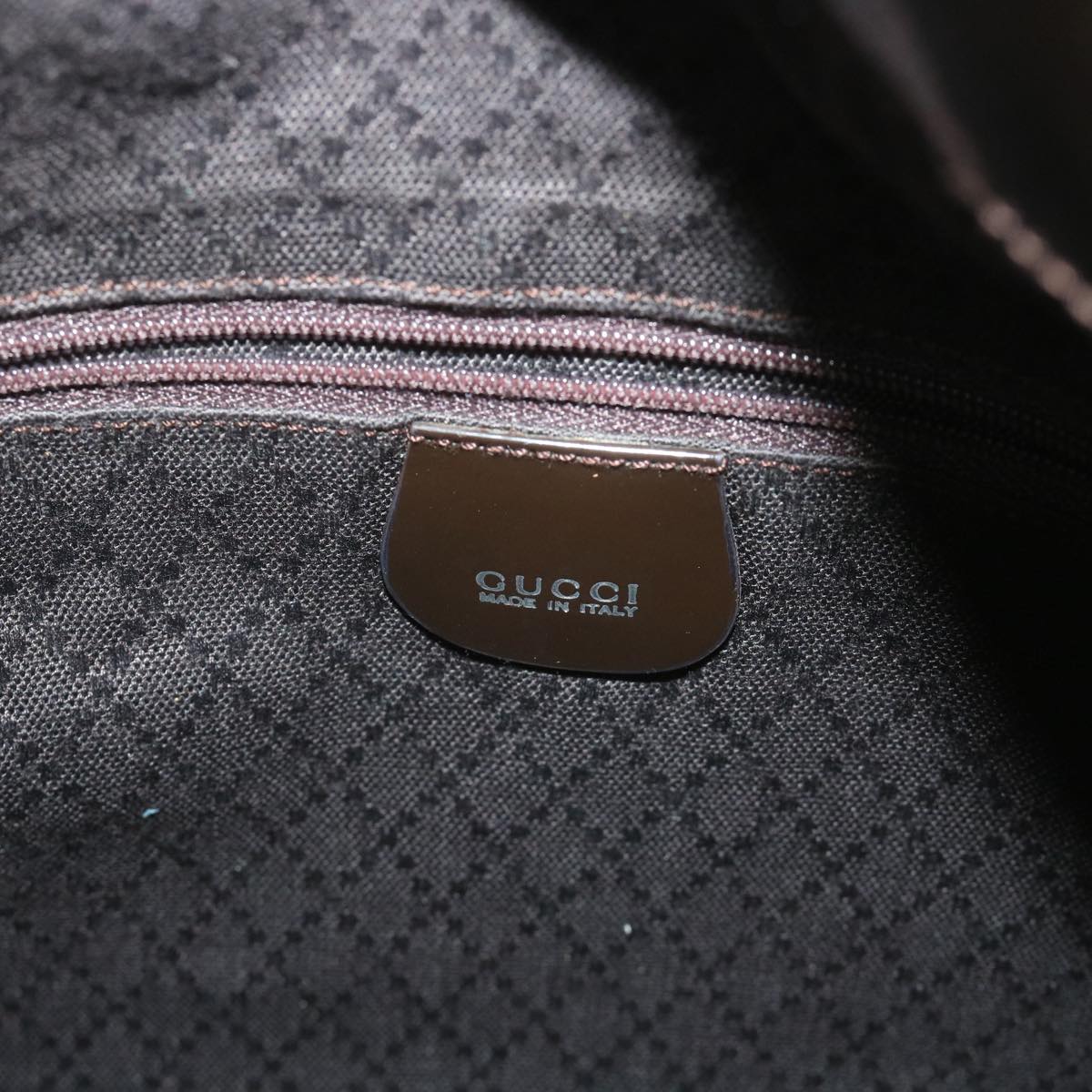 Gucci Bamboo Brown Canvas Shoulder Bag ()
