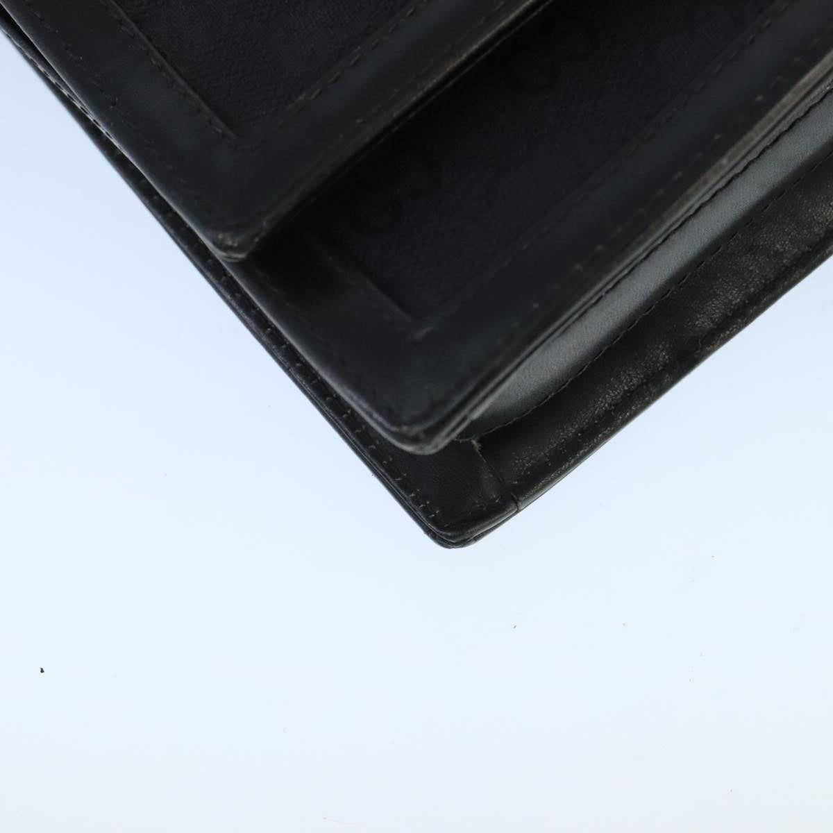 Gucci Horsebit Black Canvas Shoulder Bag ()