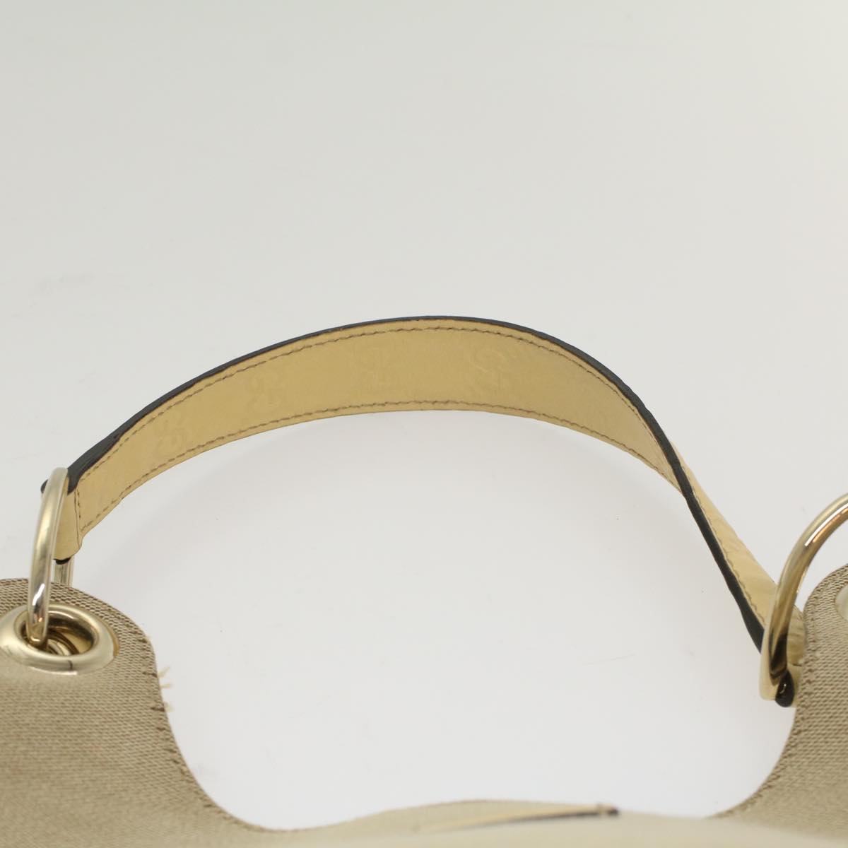 Gucci Hobo Grey Canvas Shoulder Bag ()