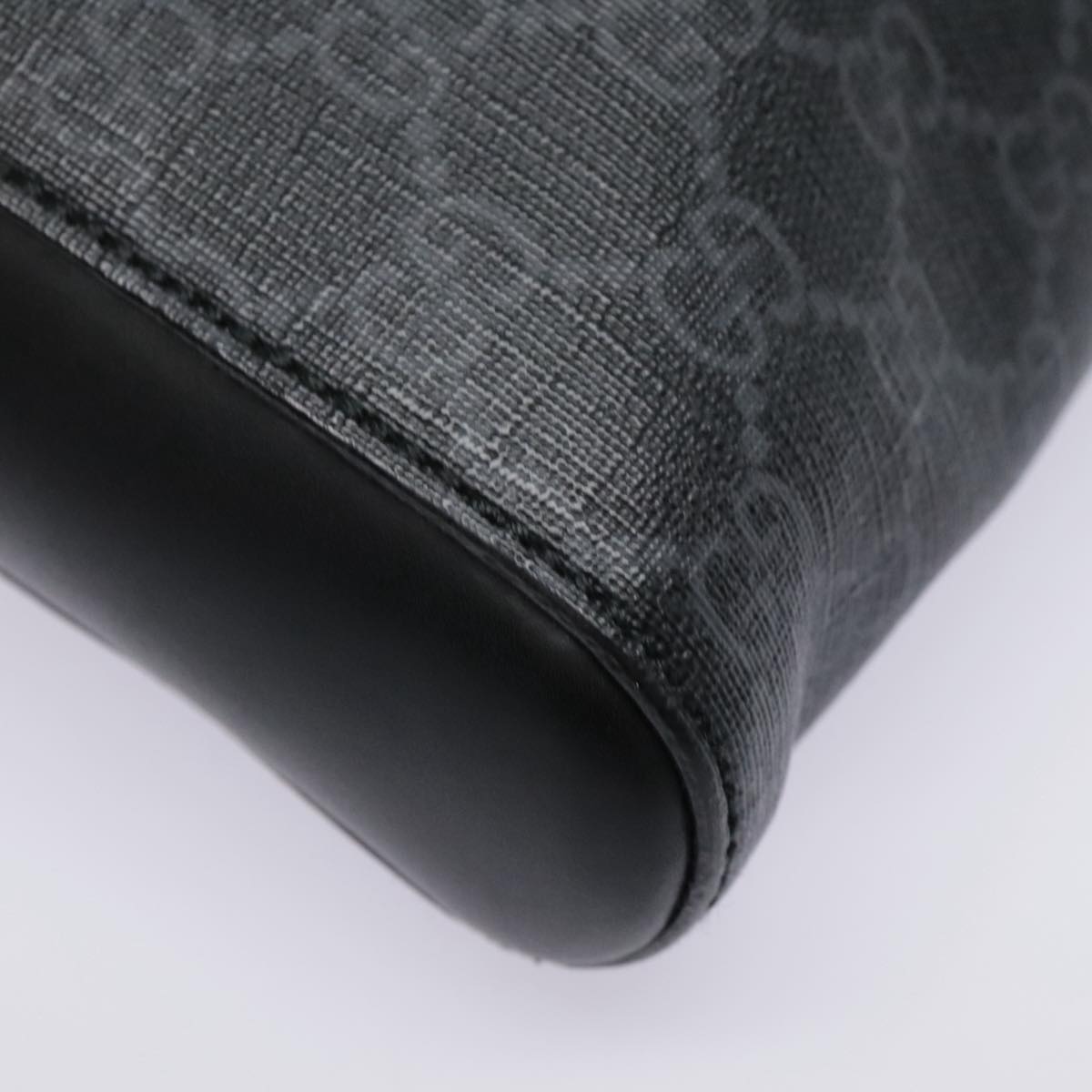 Gucci Jackie Black Canvas Shoulder Bag ()