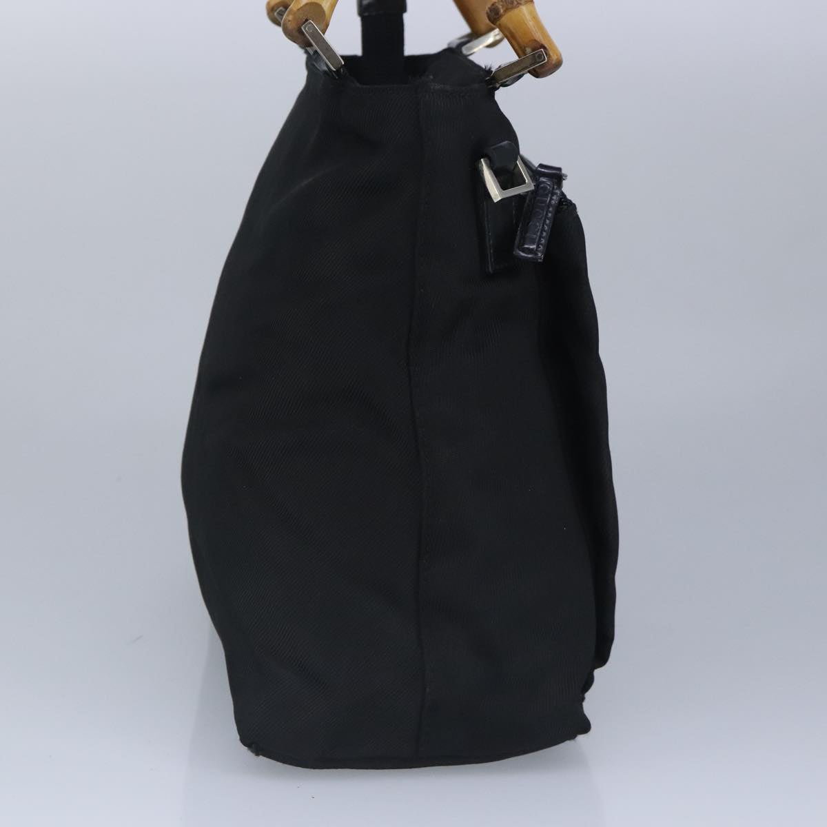 Gucci Bamboo Black Synthetic Handbag ()