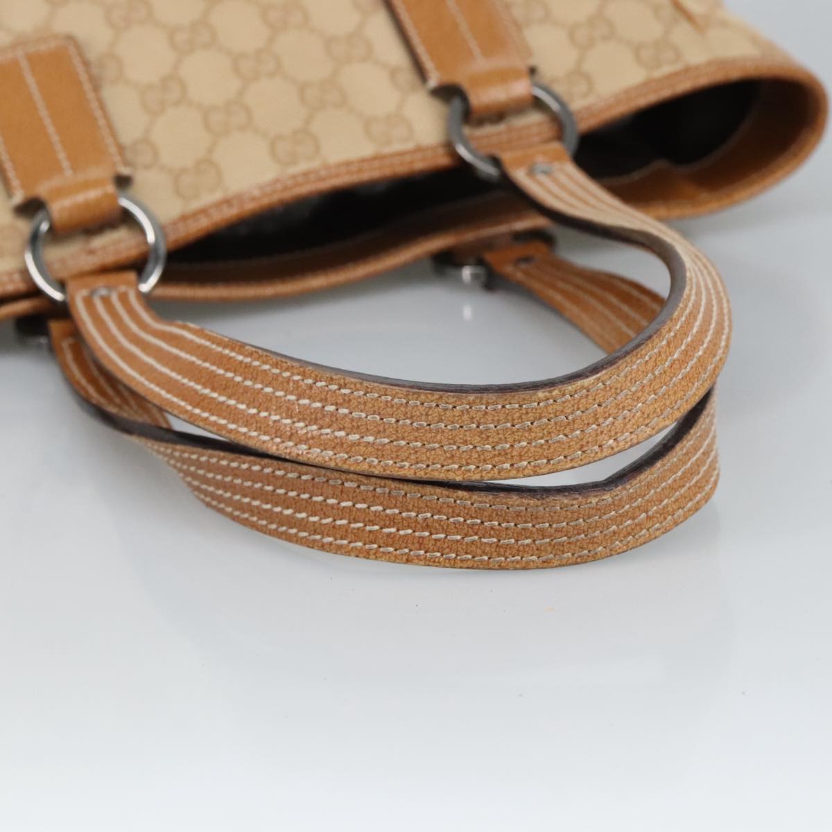 Gucci Beige Canvas Shoulder Bag ()