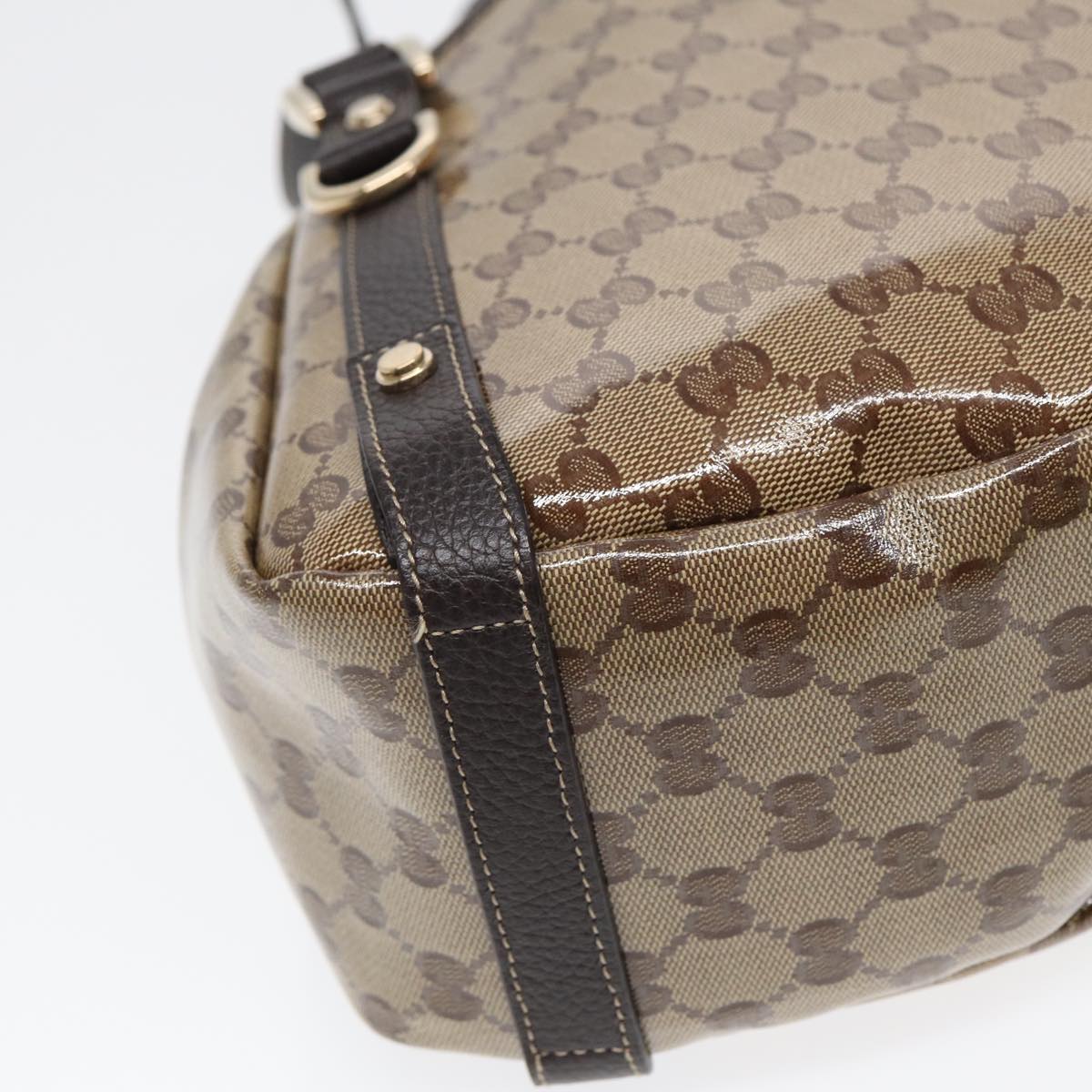 Gucci Abbey Beige Canvas Tote Bag ()