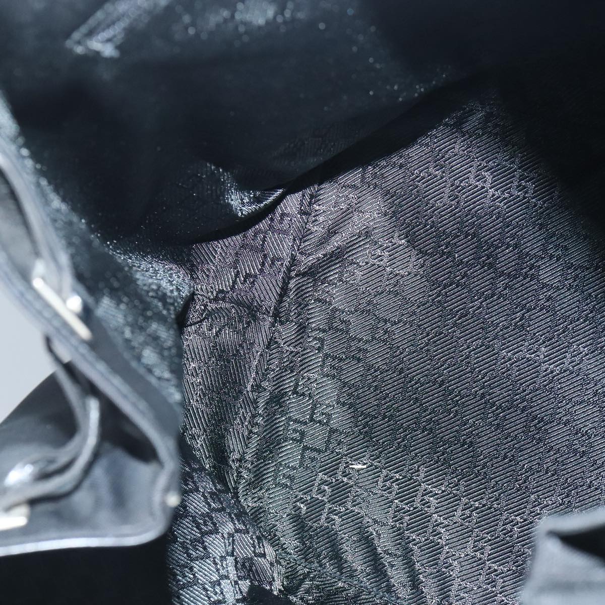 Gucci Black Canvas Shoulder Bag ()