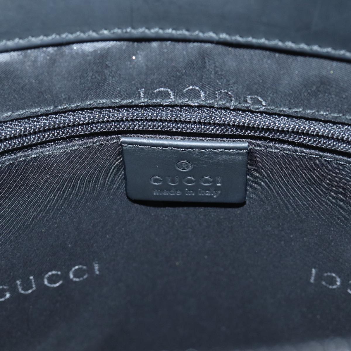 Gucci Bamboo Black Leather Handbag ()