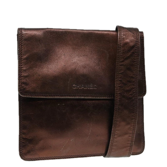 Chanel Brown Leather Shoulder Bag ()