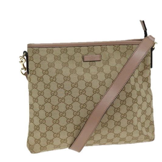 Gucci Gg Supreme Beige Canvas Shoulder Bag ()