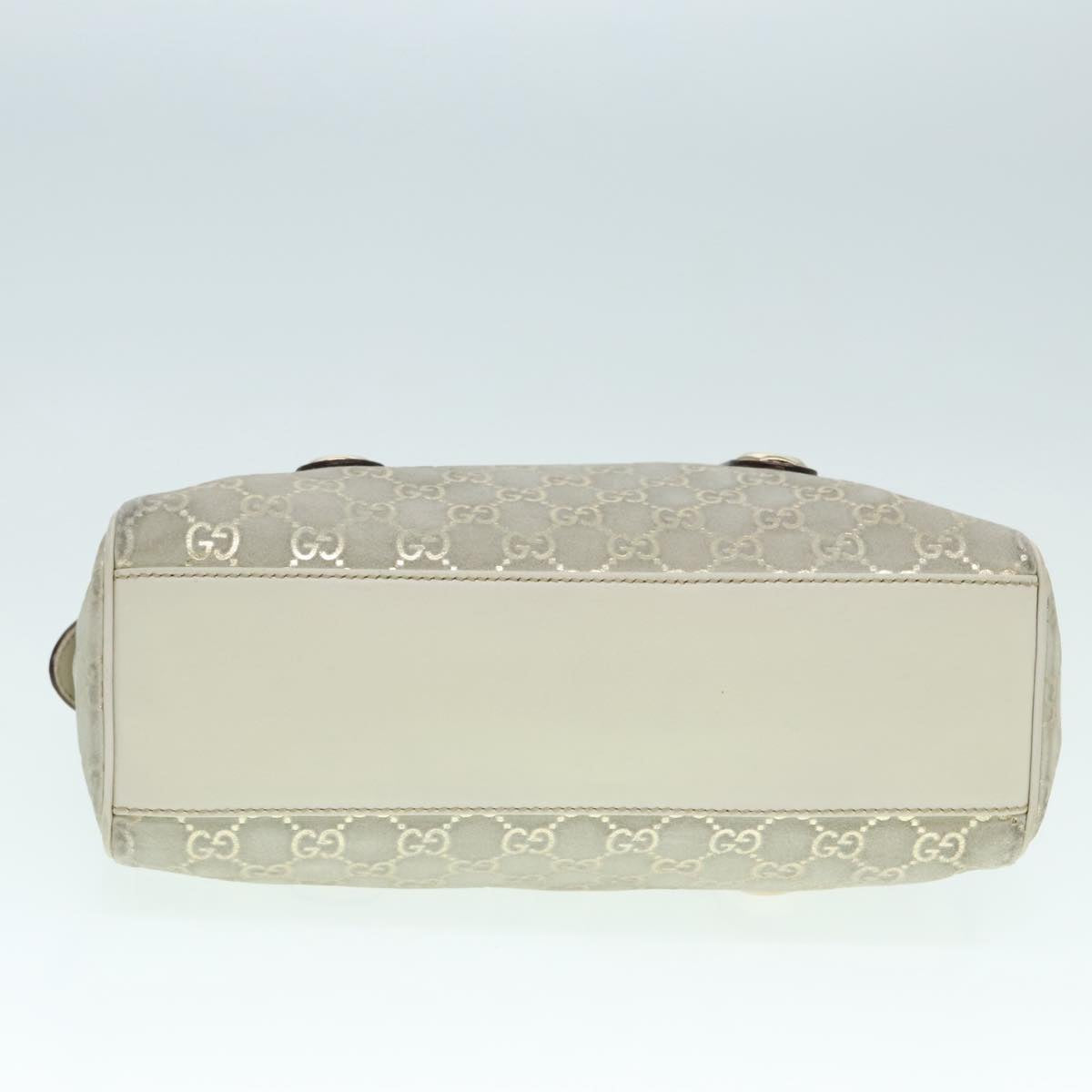 Gucci Boston Grey Canvas Handbag ()