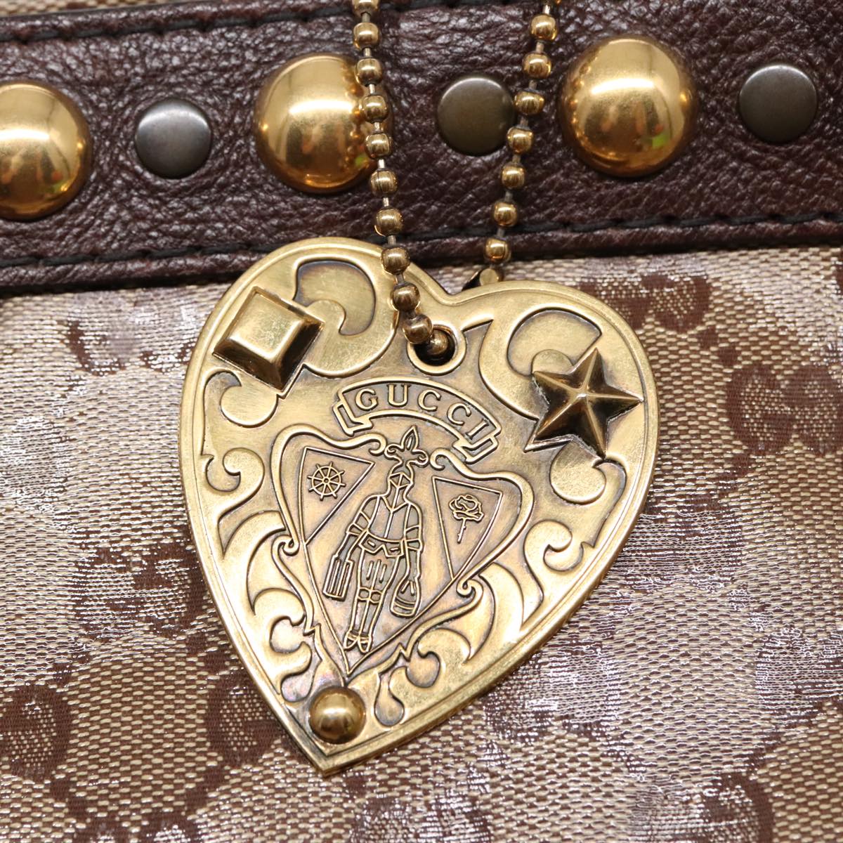 Gucci Babouska Beige Canvas Tote Bag ()