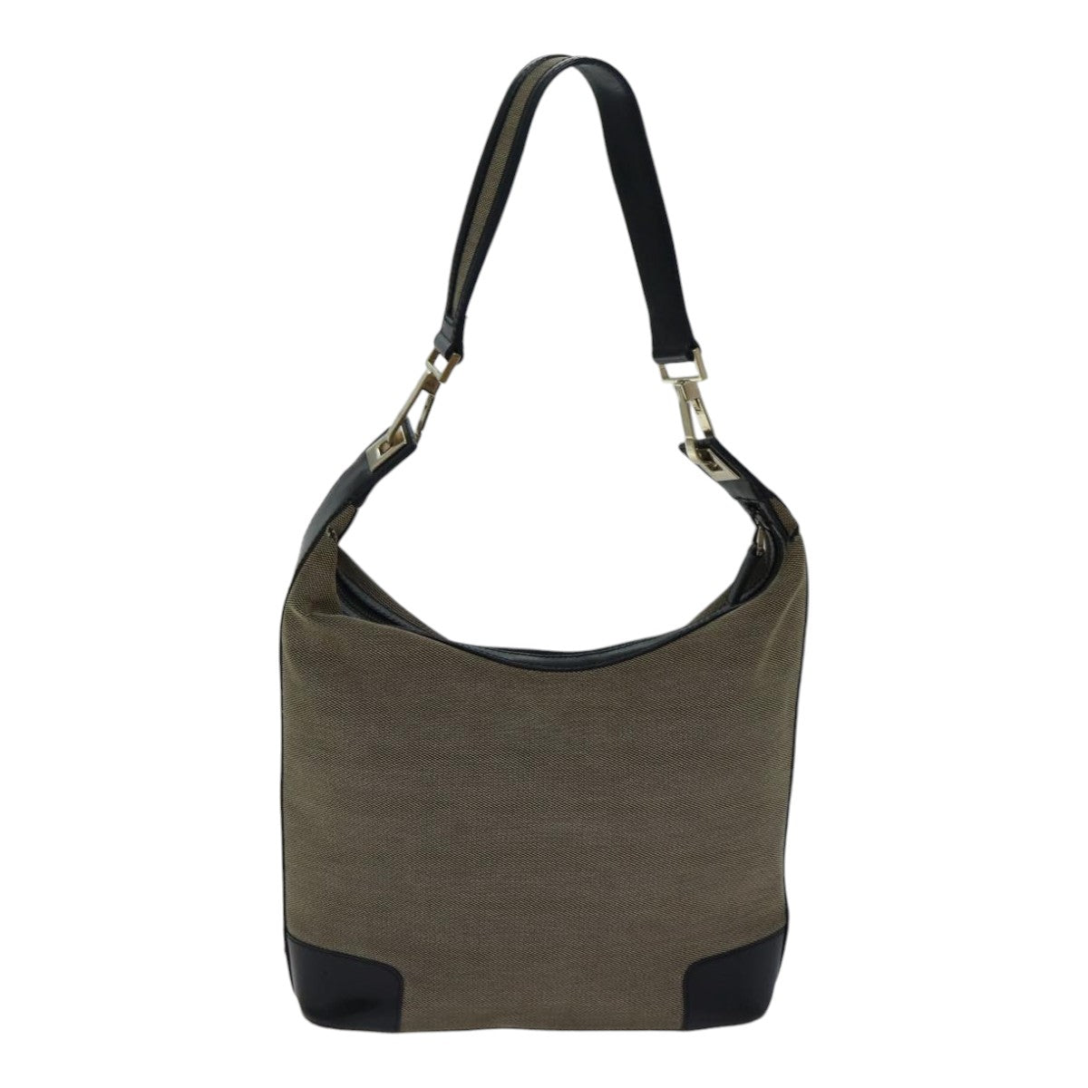 Gucci Jackie Beige Canvas Shoulder Bag ()