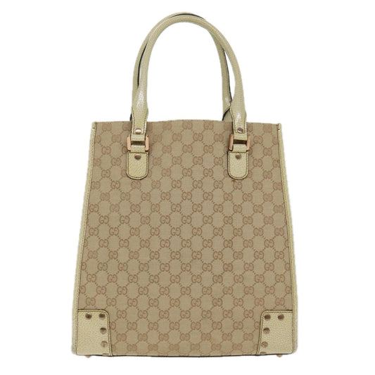 Gucci Beige Canvas Tote Bag ()