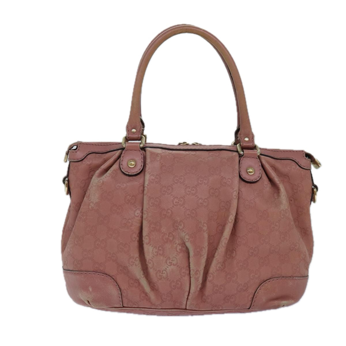 Gucci Sukey Brown Leather Handbag ()