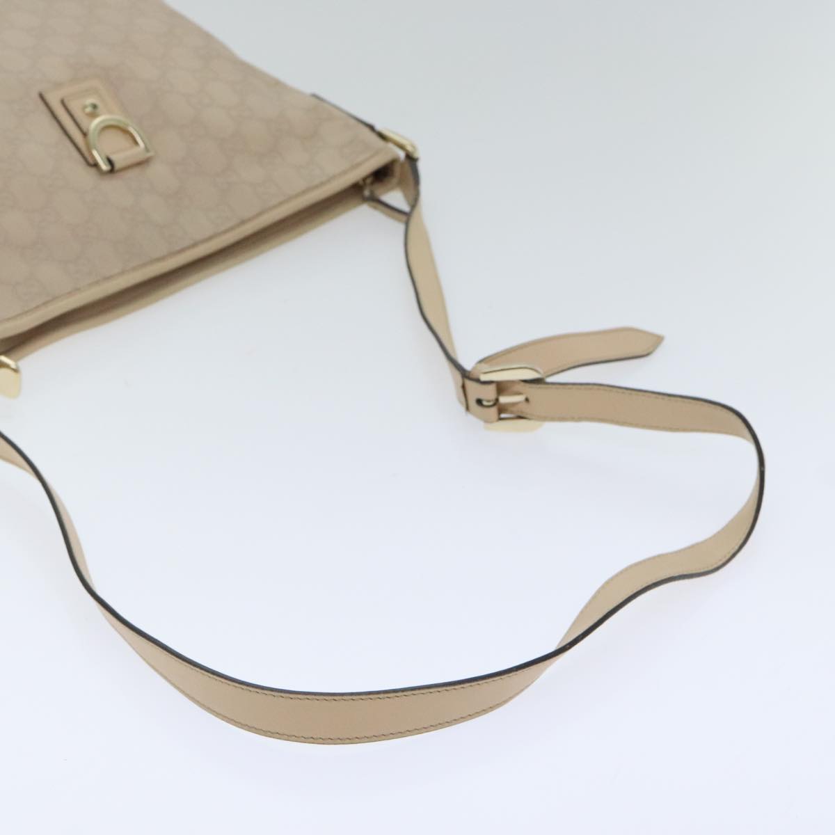 Gucci Guccissima Beige Canvas Shoulder Bag ()