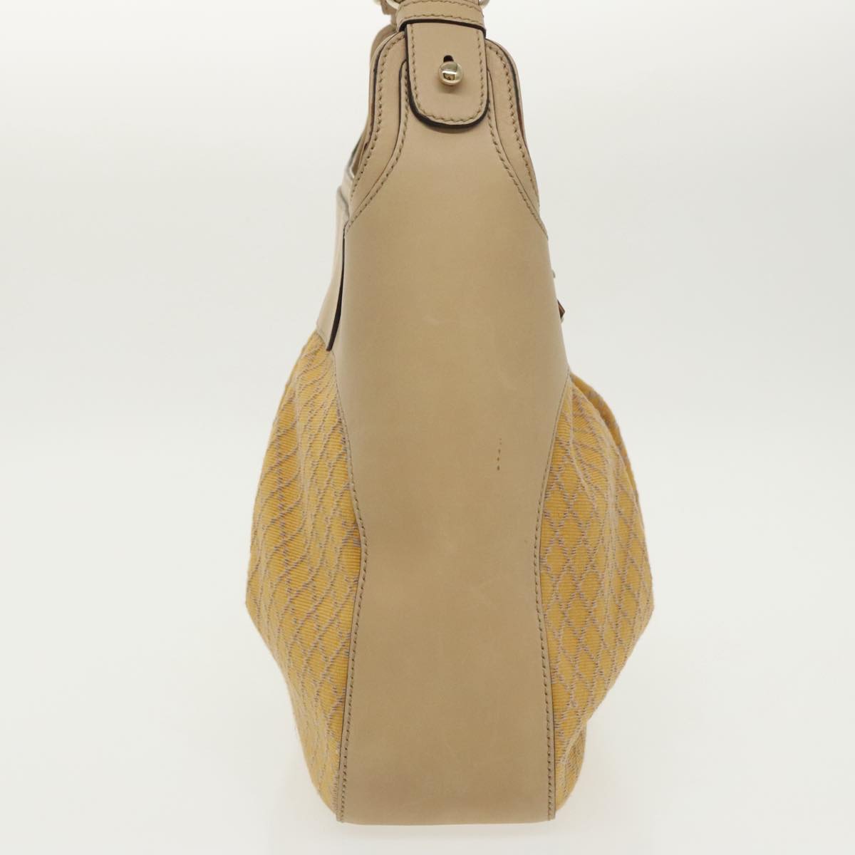 Gucci Bamboo Beige Canvas Shoulder Bag ()