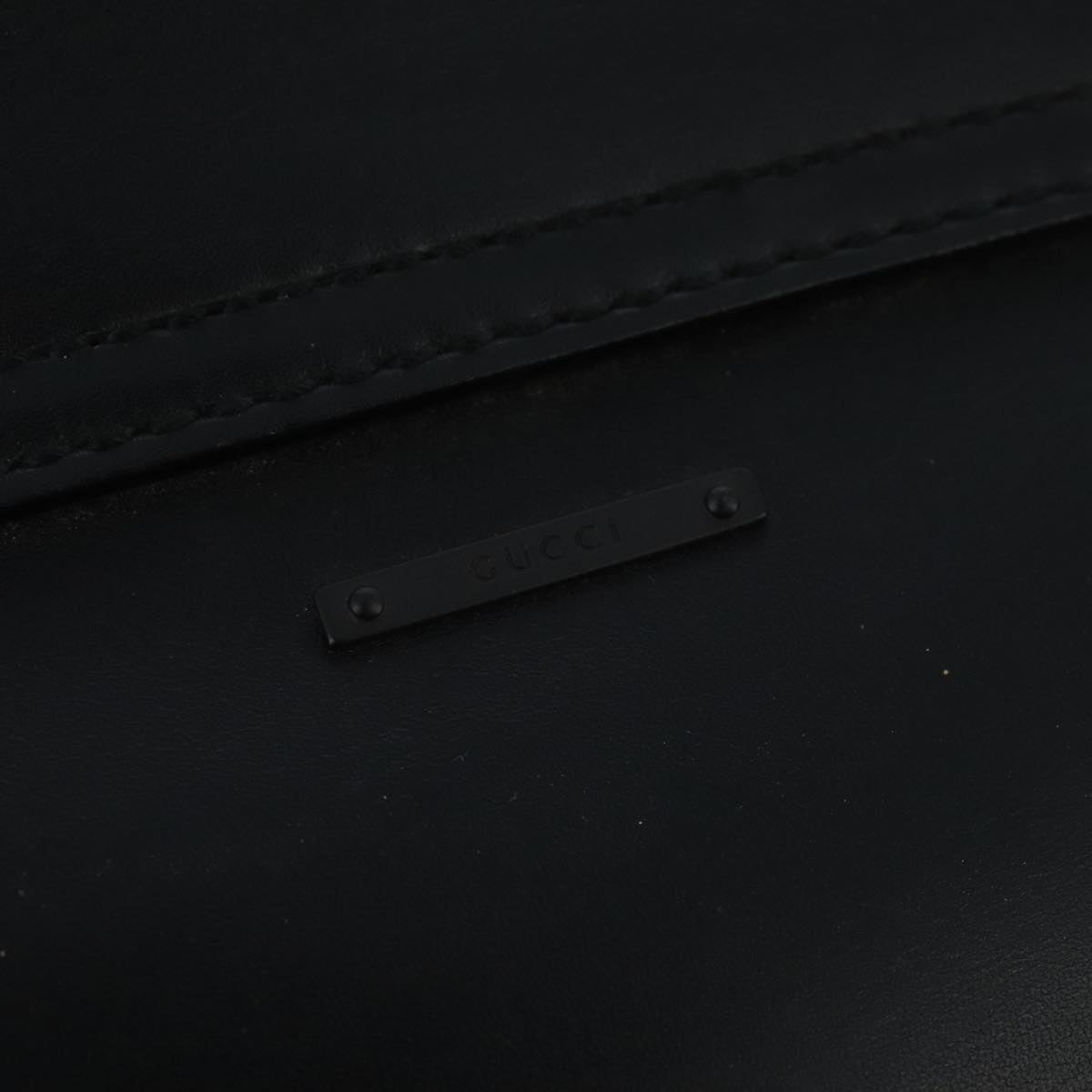 Gucci Black Leather Shoulder Bag ()