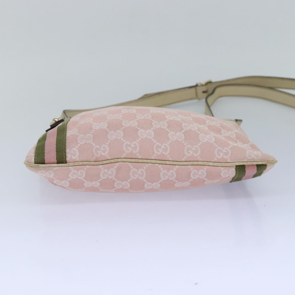 Gucci Gg Canvas Pink Canvas Shoulder Bag ()
