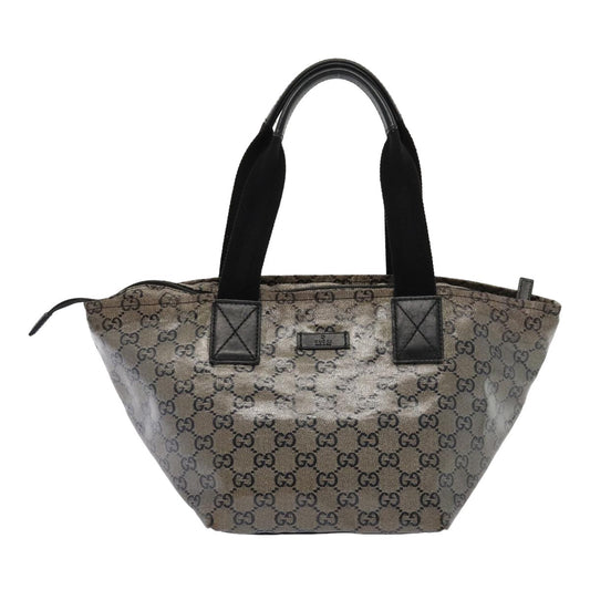 Gucci Gg Canvas Black Canvas Tote Bag ()