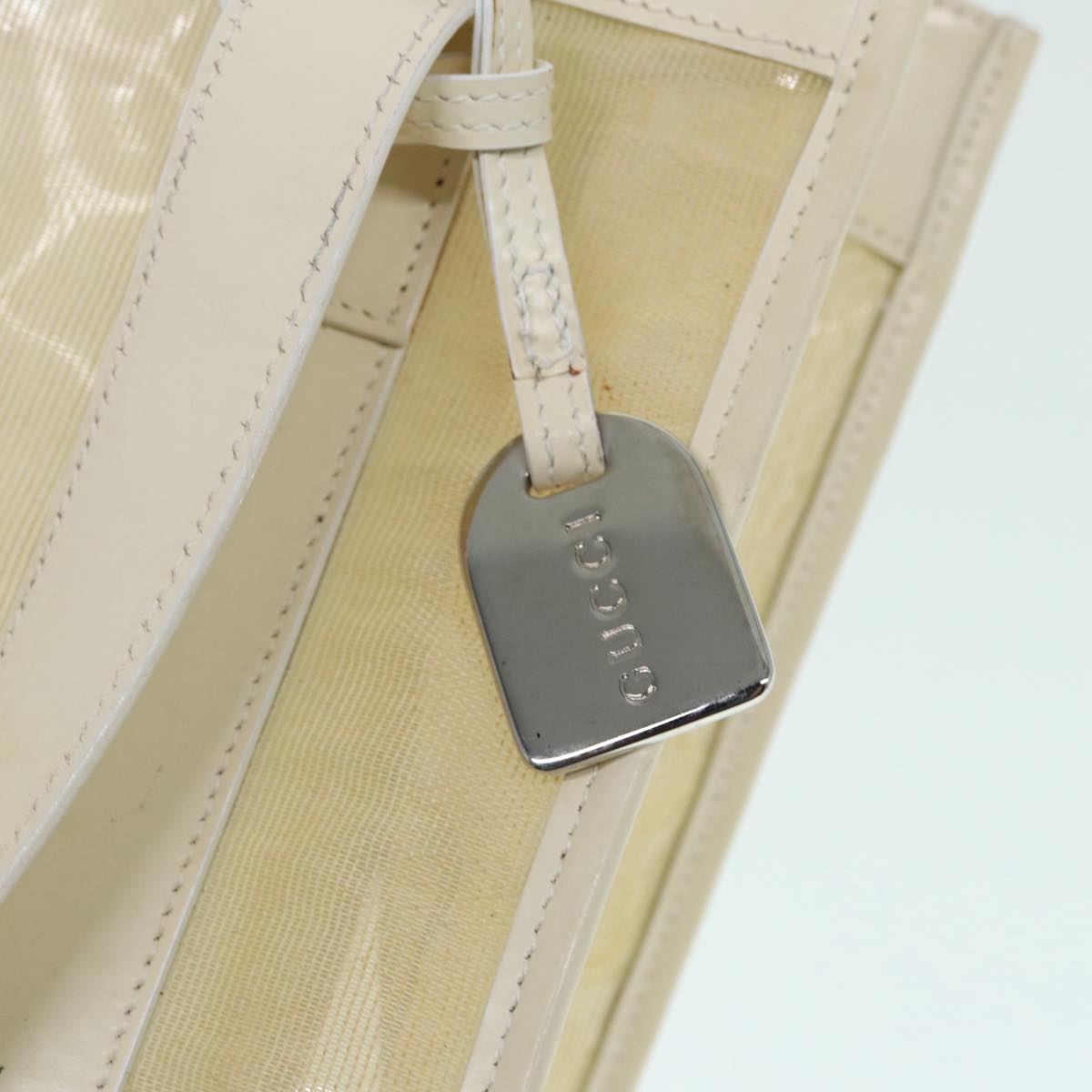 Gucci By The Way Beige Patent Leather Tote Bag ()