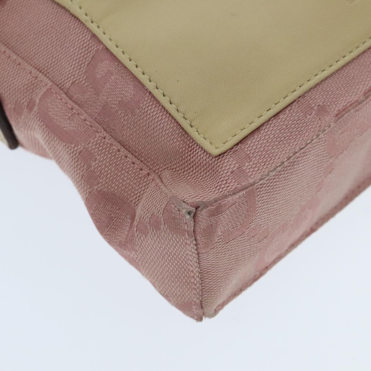 Gucci Gg Canvas Pink Canvas Shoulder Bag ()