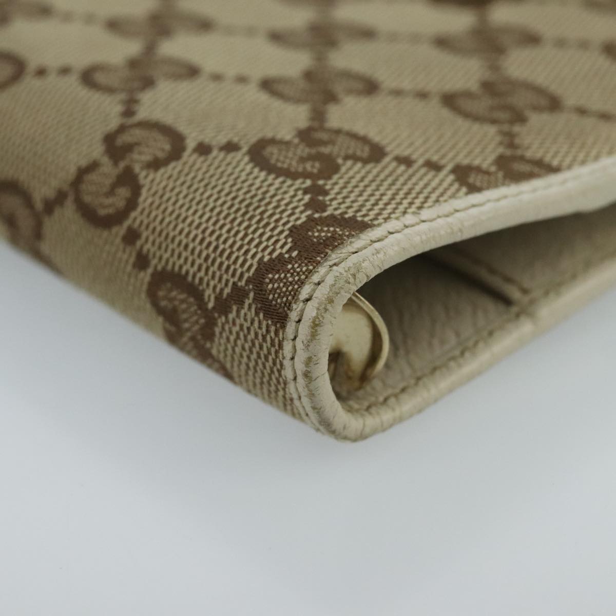 Gucci Couverture Agenda Beige Canvas Wallet  ()