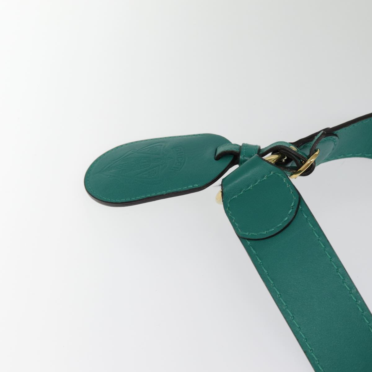 Gucci Green Leather Backpack Bag ()