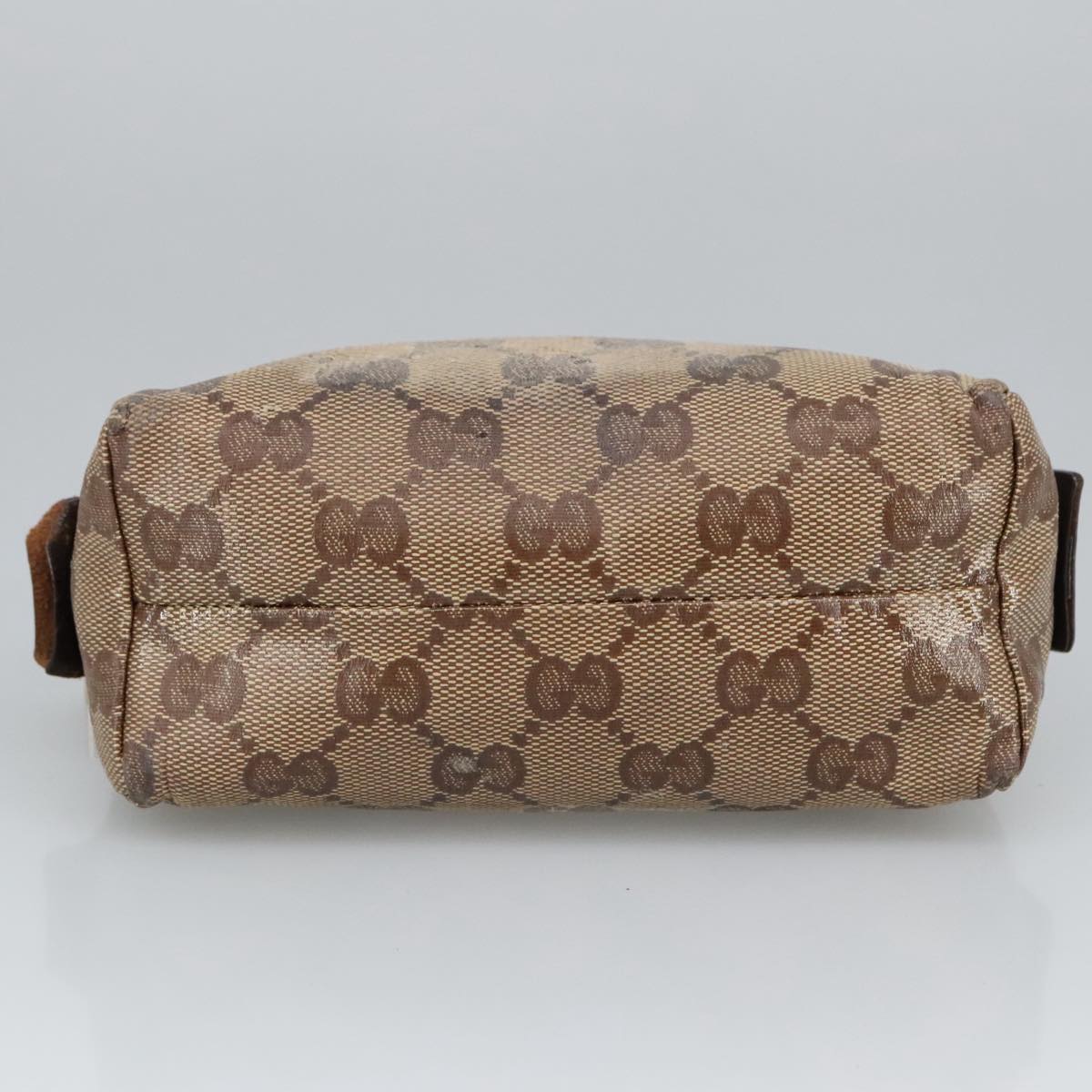 Gucci Gg Crystal Beige Canvas Clutch Bag ()