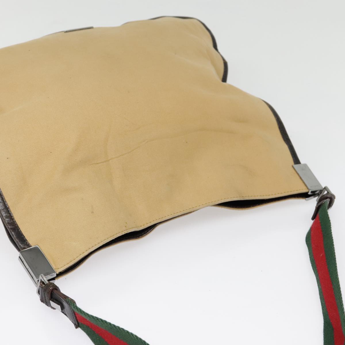 Gucci Beige Canvas Shoulder Bag ()