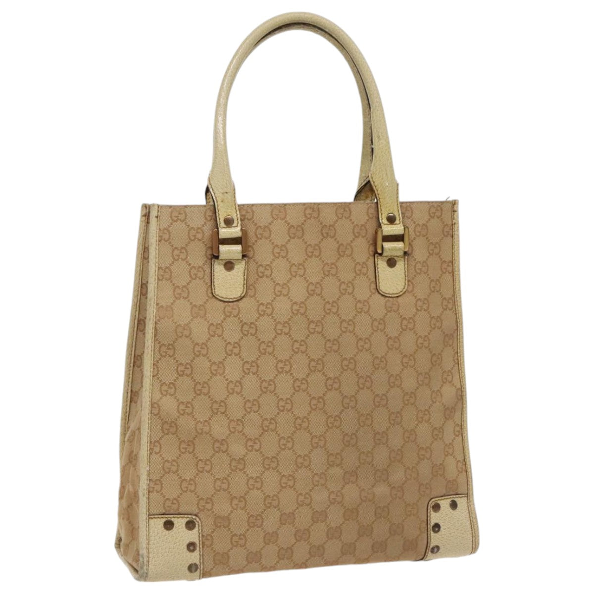 Gucci Beige Canvas Tote Bag ()
