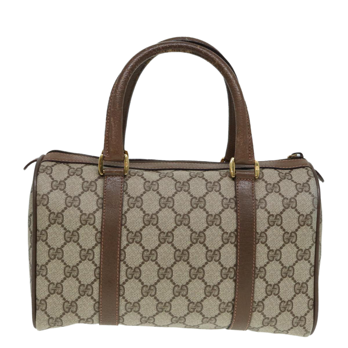 Gucci Boston Beige Canvas Travel Bag ()