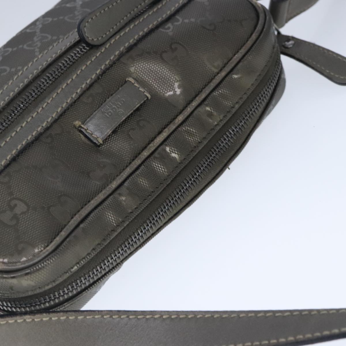 Gucci Imprime Brown Canvas Shoulder Bag ()