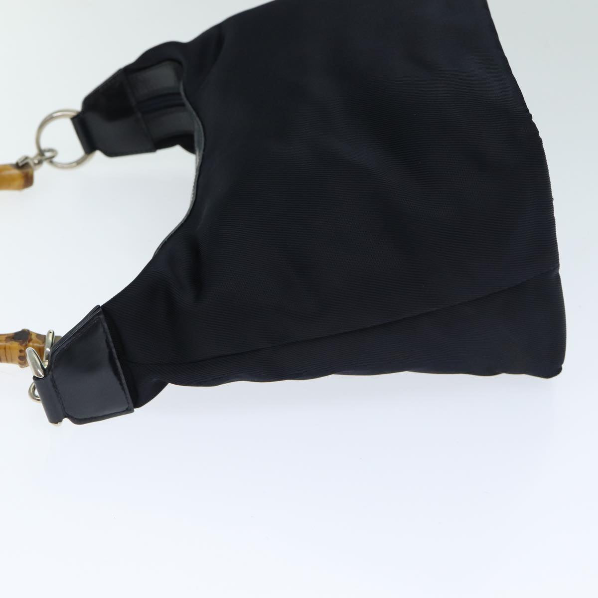 Gucci Bamboo Black Synthetic Shoulder Bag ()