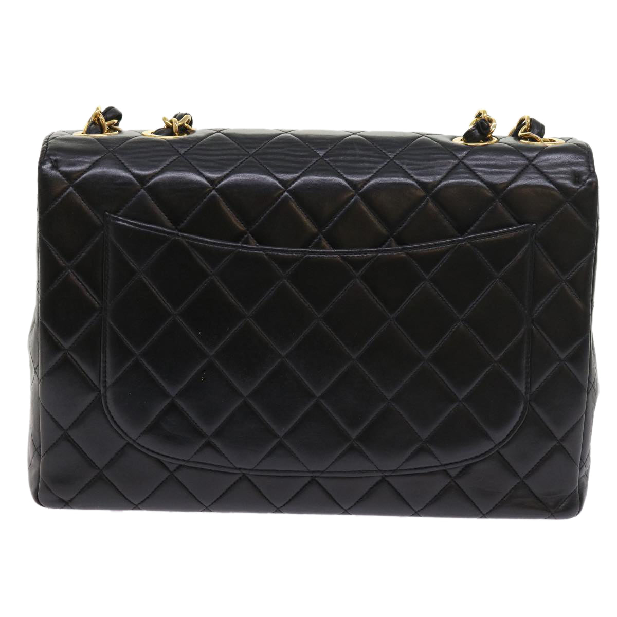 Chanel Black Leather Shoulder Bag ()