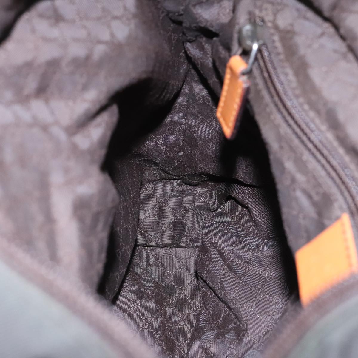 Gucci Khaki Canvas Tote Bag ()