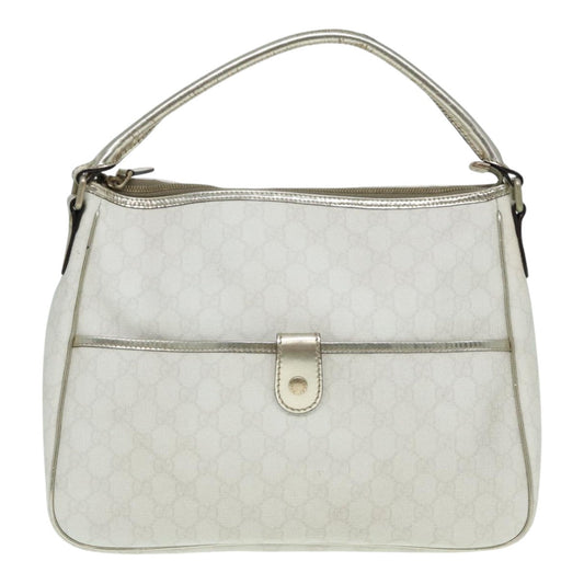 Gucci Supreme Gg White Leather Shoulder Bag ()