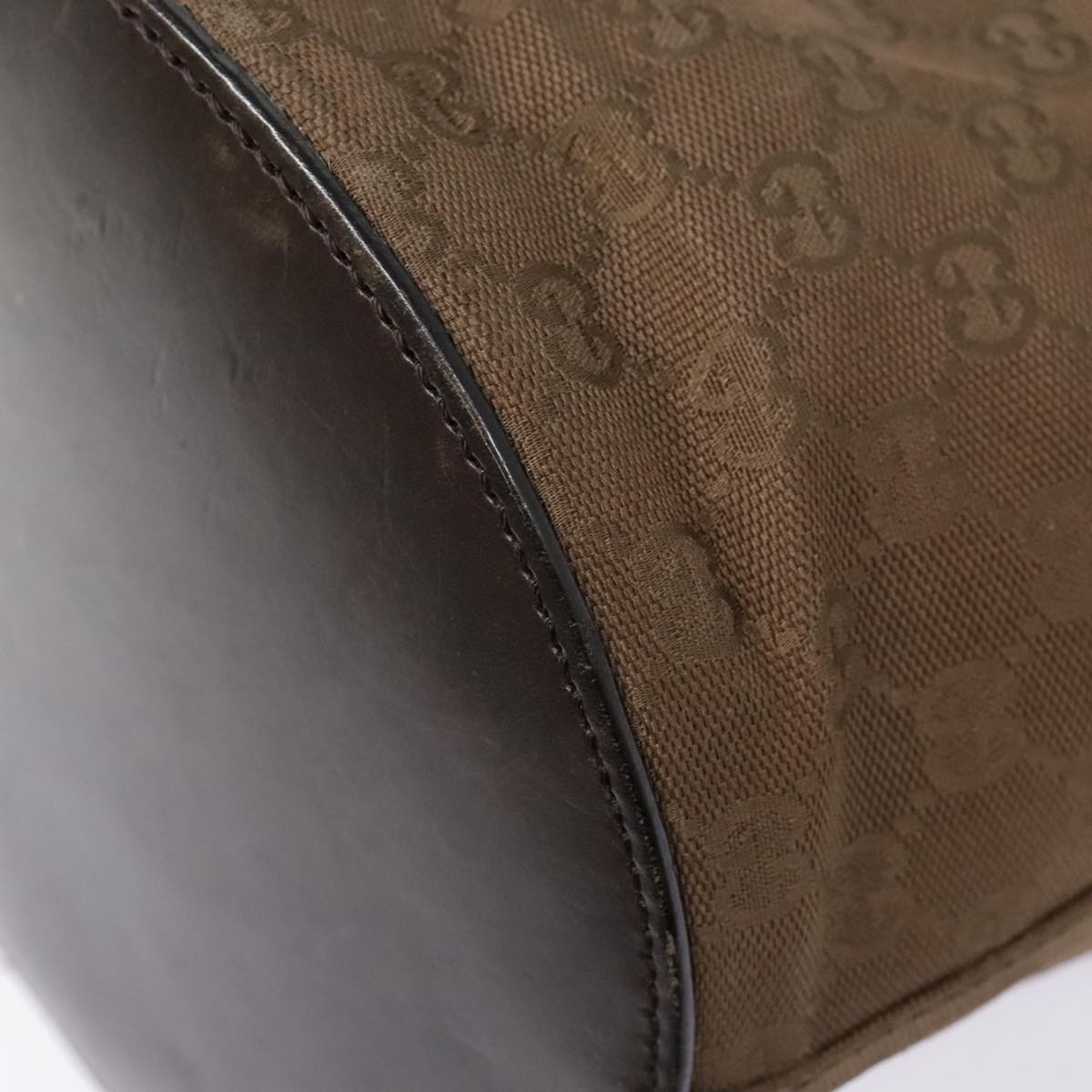 Gucci Brown Canvas Shoulder Bag ()