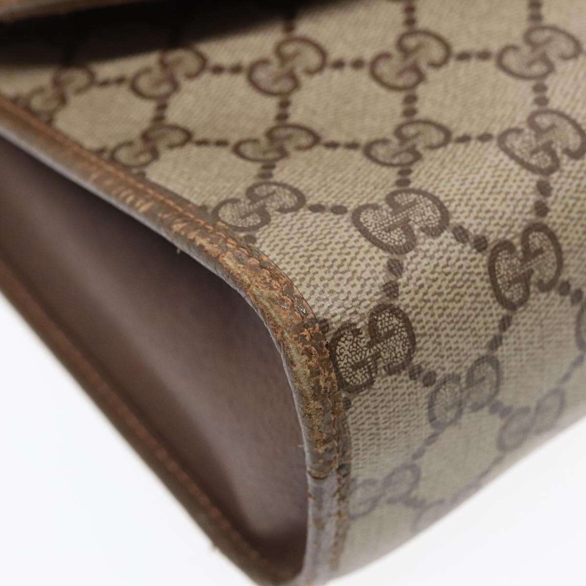 Gucci Beige Canvas Clutch Bag ()