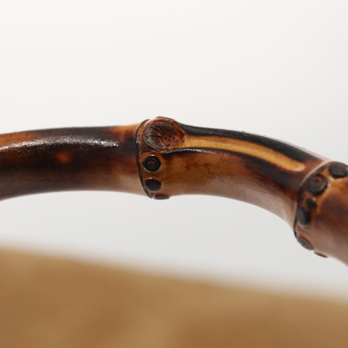 Gucci Bamboo Brown Suede Backpack Bag ()