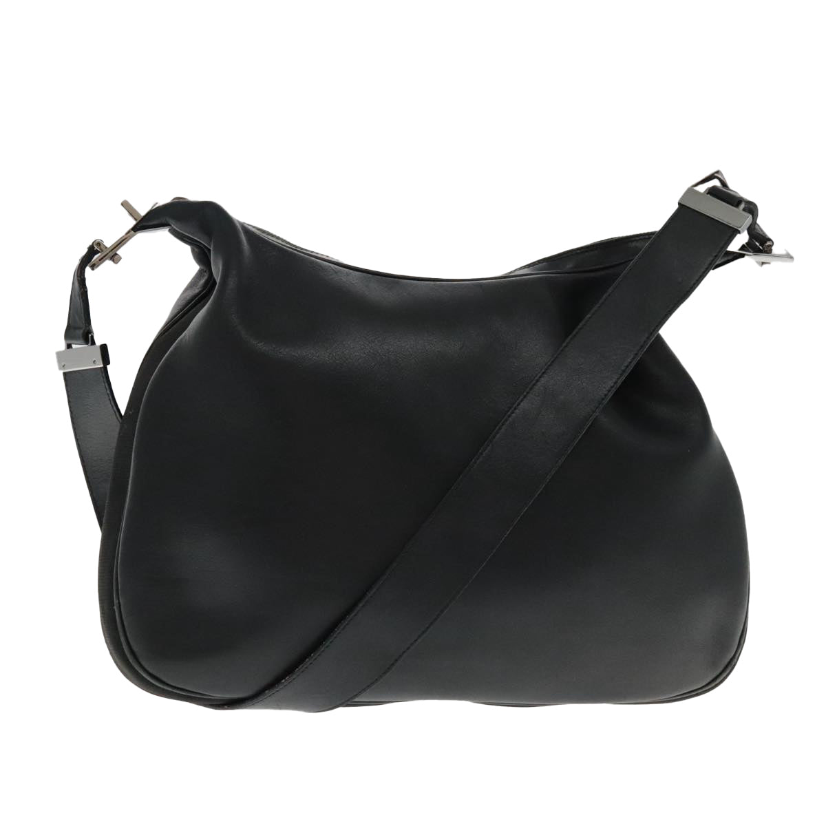 Gucci Hobo Black Leather Shoulder Bag ()