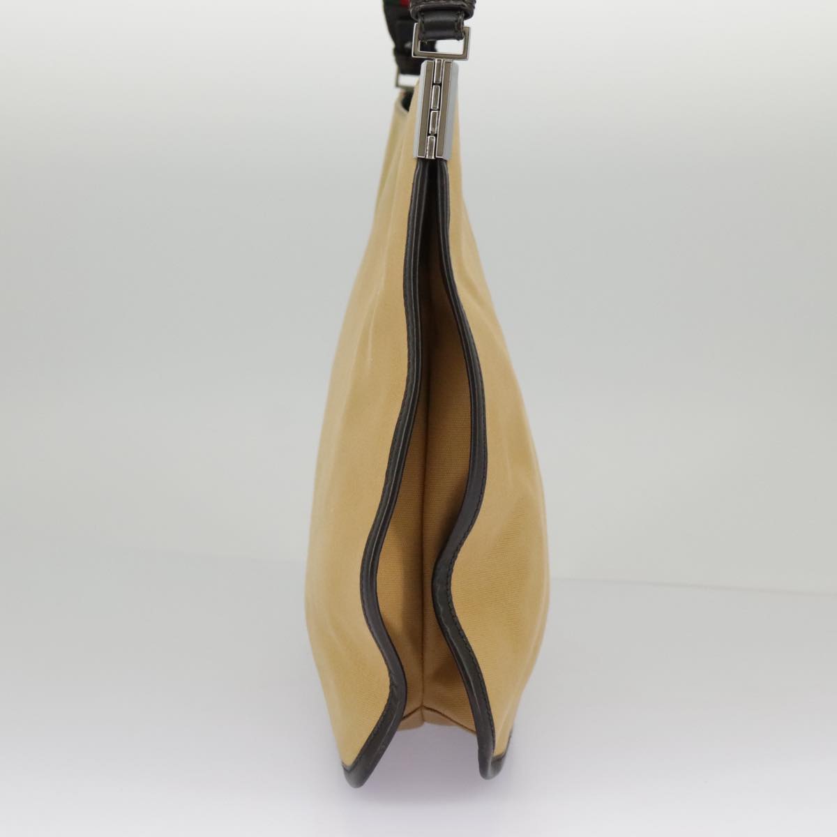 Gucci Sherry Beige Canvas Shoulder Bag ()