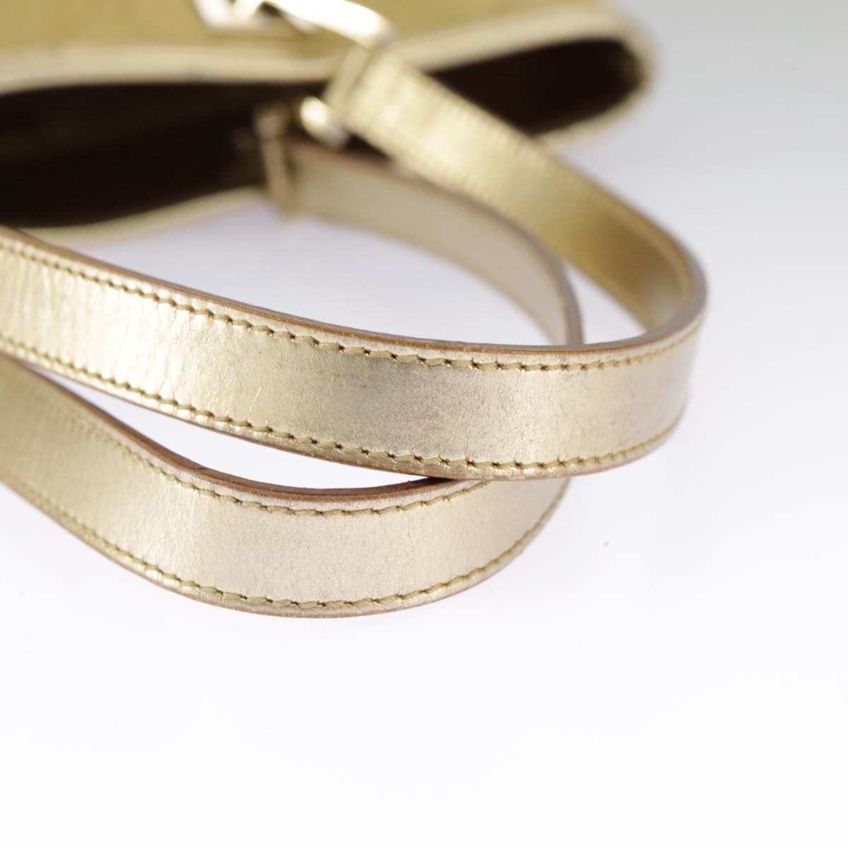 Gucci Gold Canvas Tote Bag ()