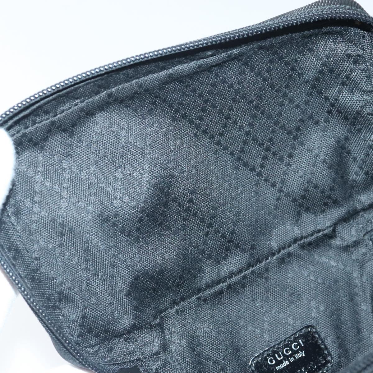 Gucci Bamboo Black Canvas Clutch Bag ()